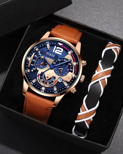 Leather Watch - Limni