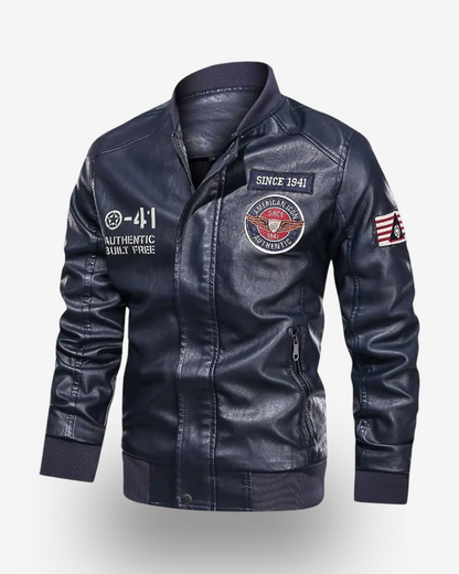 Men's Leather Jacket - Esrange