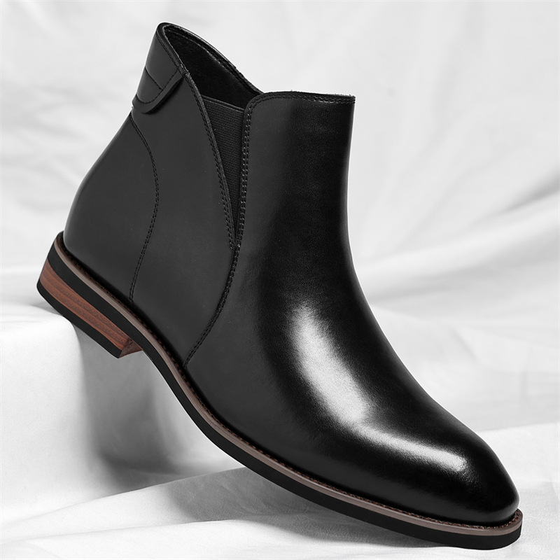 Cristiano Faux Leather Chelsea Boots