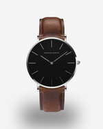 Brown Black Silver