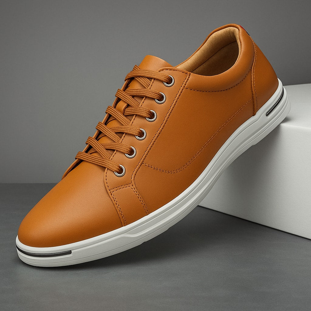 Sebastien Faux Leather Sneakers