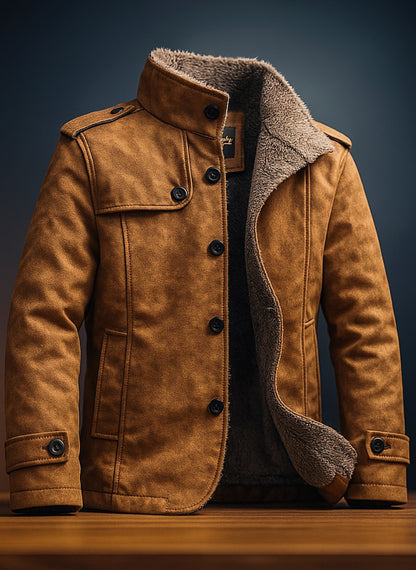 Men's Leather Jacket - Voloma